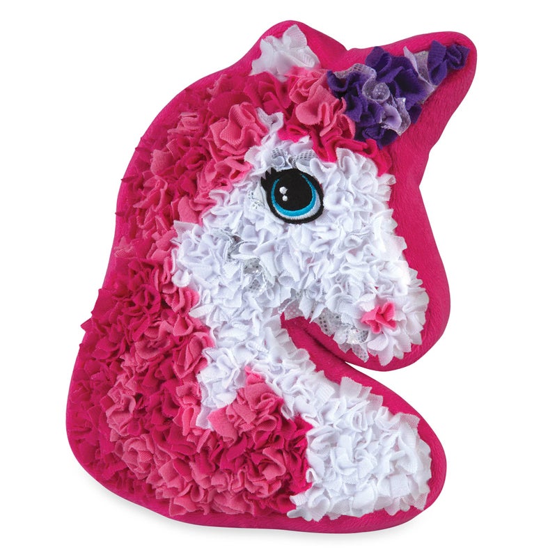 The Orb Factory ORB PlushCraft Unicorn Pillow, Fabric by Number Art & Crafts, Ages 5 and Up, No Sewing Required, 324 Pieces for Making Your Own DIY Unicorn Cozy Pillow, Learning Fun with Bright Colors, Multi,1 Count - Image 2